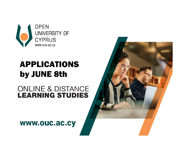 Open University of Cyprus invites applications for the fall semester of the 2026-2027 academic year