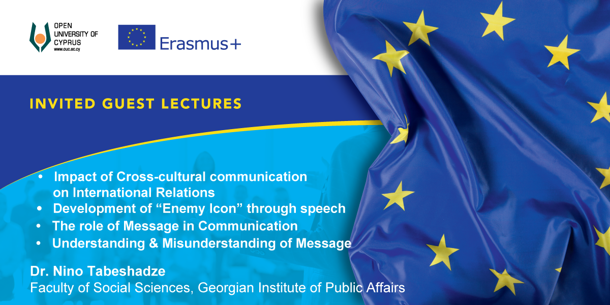 Ανοικτές Τηλεδιαλέξεις Dr Nino Tabeshadze | Cross-cultural communication on International Relations (15-19 Απριλίου 2024) (2)