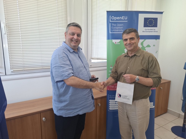 The Open University of Cyprus holds a strategic meeting with the OpenEU Team of the Hellenic Open University 